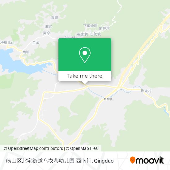 崂山区北宅街道乌衣巷幼儿园-西南门 map