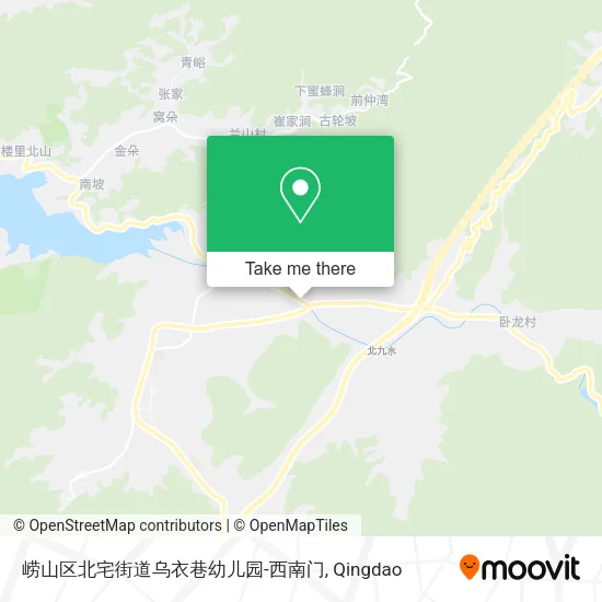崂山区北宅街道乌衣巷幼儿园-西南门 map
