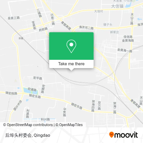 后埠头村委会 map