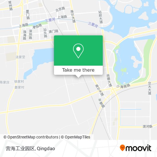 营海工业园区 map