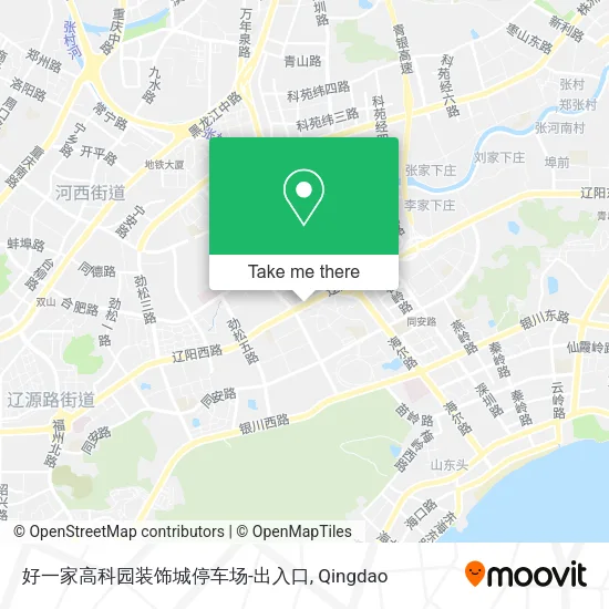 好一家高科园装饰城停车场-出入口 map