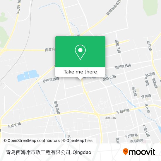 青岛西海岸市政工程有限公司 map