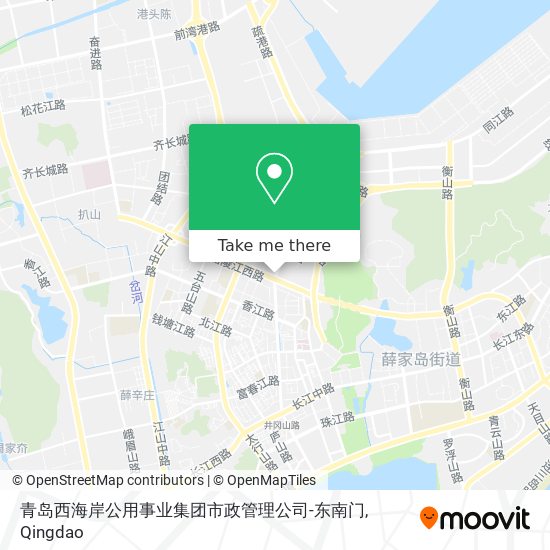 青岛西海岸公用事业集团市政管理公司-东南门 map