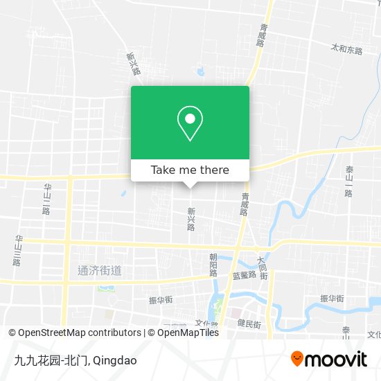 九九花园-北门 map