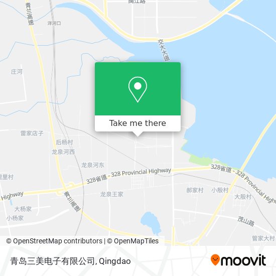 青岛三美电子有限公司 map
