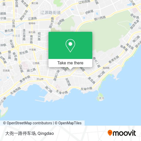 大尧一路停车场 map