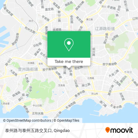 泰州路与泰州五路交叉口 map