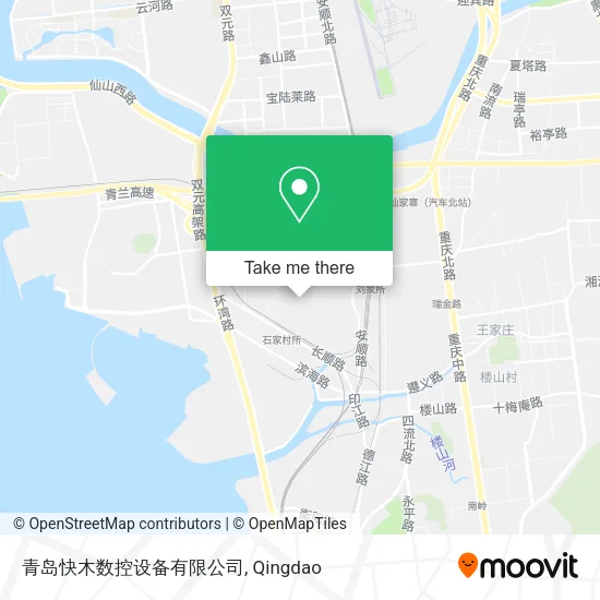 青岛快木数控设备有限公司 map