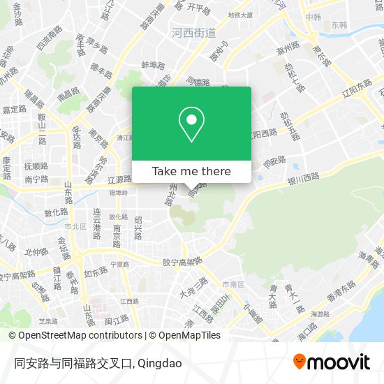 同安路与同福路交叉口 map