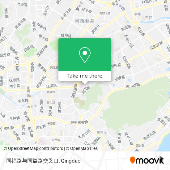 同福路与同益路交叉口 map