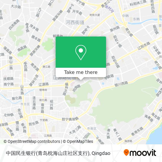 中国民生银行(青岛枕海山庄社区支行) map