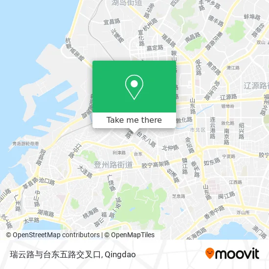 瑞云路与台东五路交叉口 map