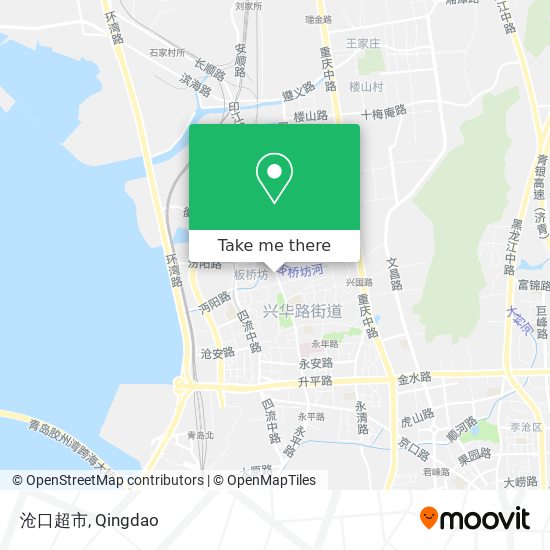 沧口超市 map