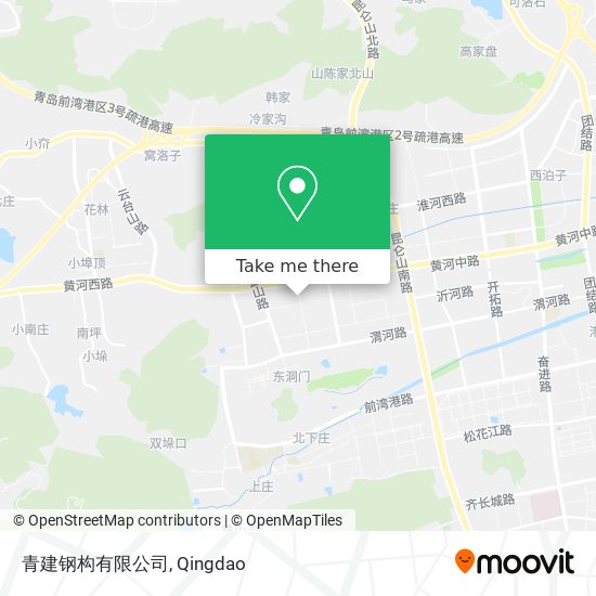 青建钢构有限公司 map
