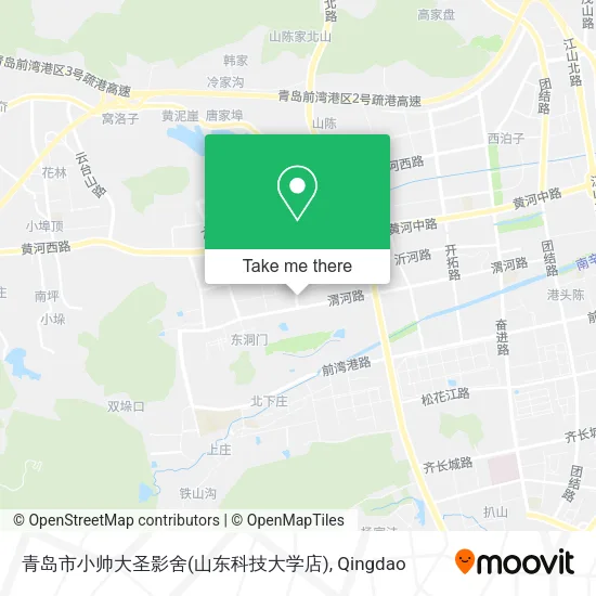 青岛市小帅大圣影舍(山东科技大学店) map
