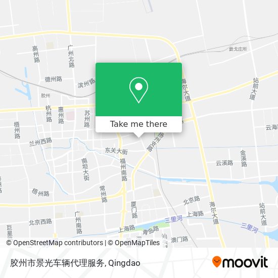 胶州市景光车辆代理服务 map