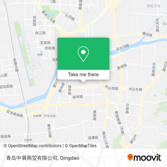 青岛中展商贸有限公司 map
