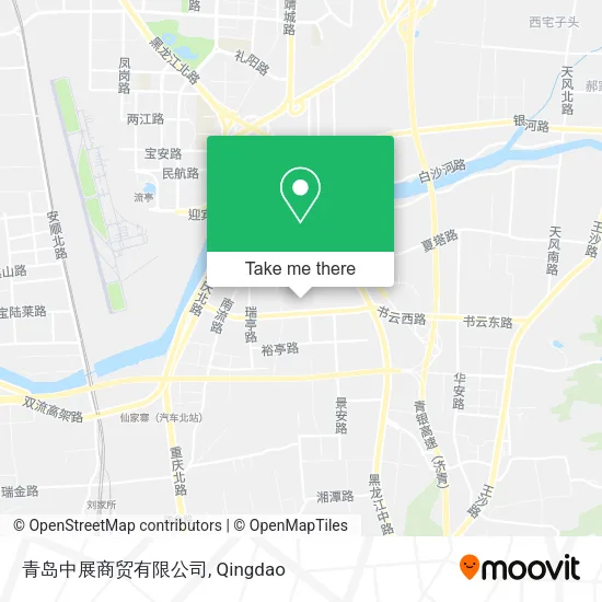 青岛中展商贸有限公司 map