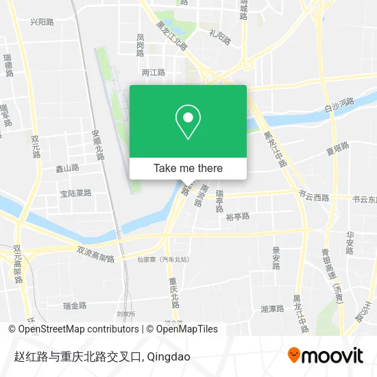赵红路与重庆北路交叉口 map