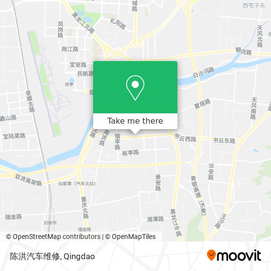 陈洪汽车维修 map