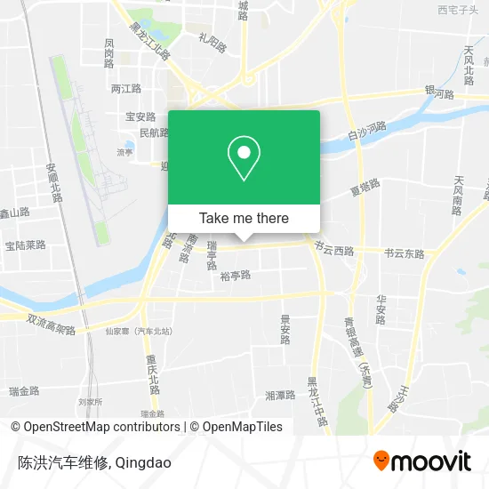 陈洪汽车维修 map