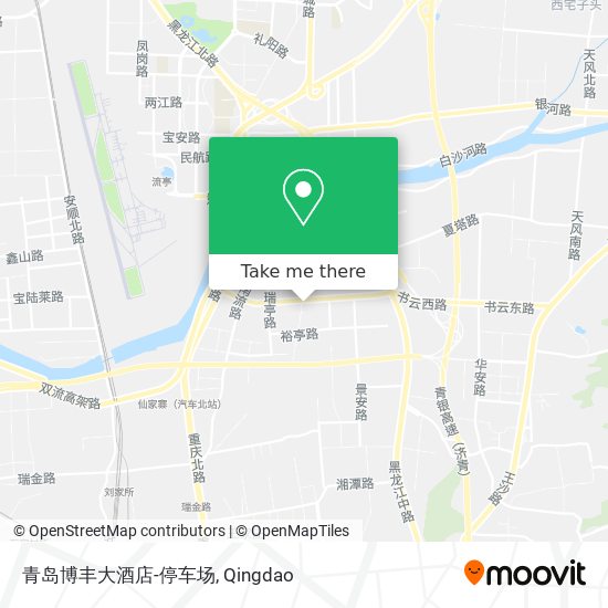 青岛博丰大酒店-停车场 map