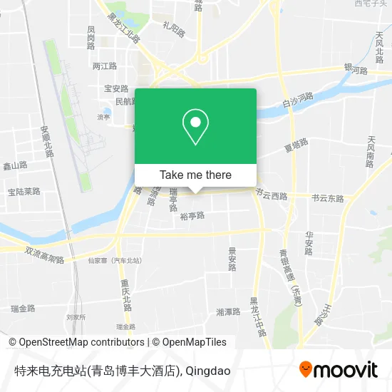 特来电充电站(青岛博丰大酒店) map