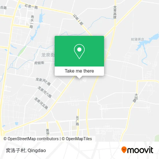 窝洛子村 map