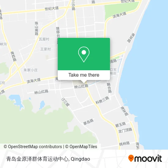 青岛金原泽群体育运动中心 map