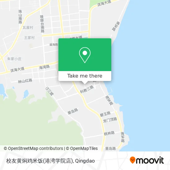 校友黄焖鸡米饭(港湾学院店) map