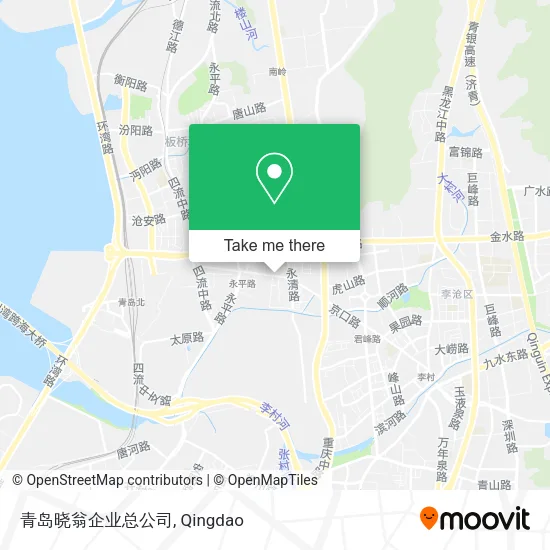 青岛晓翁企业总公司 map