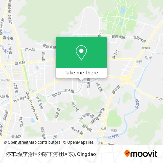 停车场(李沧区刘家下河社区东) map