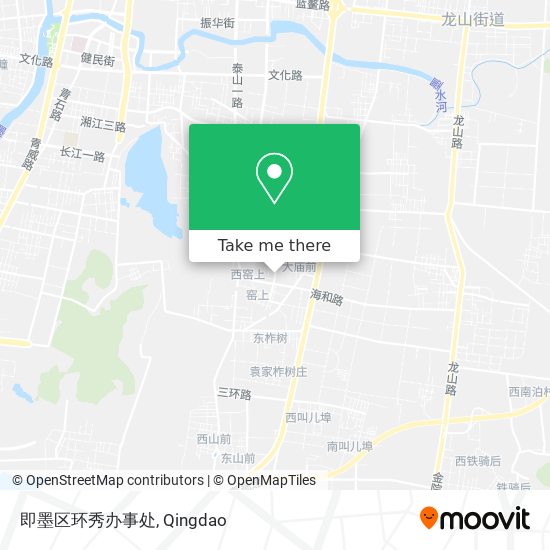 即墨区环秀办事处 map