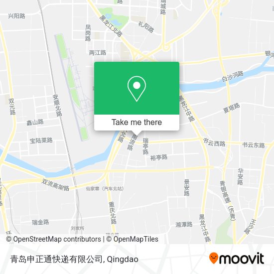 青岛申正通快递有限公司 map