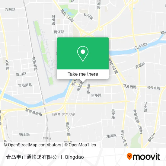 青岛申正通快递有限公司 map