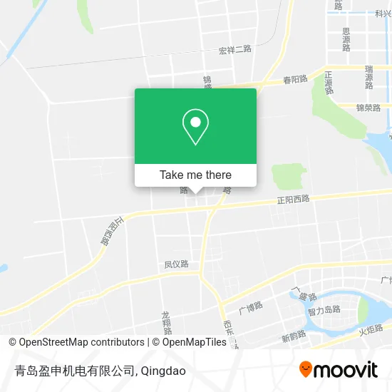 青岛盈申机电有限公司 map