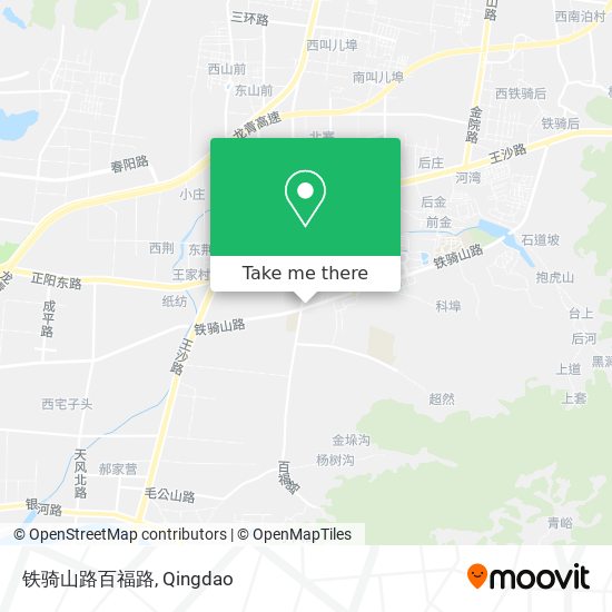 铁骑山路百福路 map