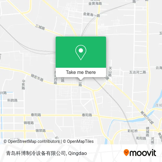 青岛科博制冷设备有限公司 map