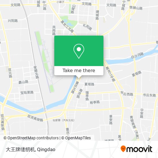 大王牌缝纫机 map