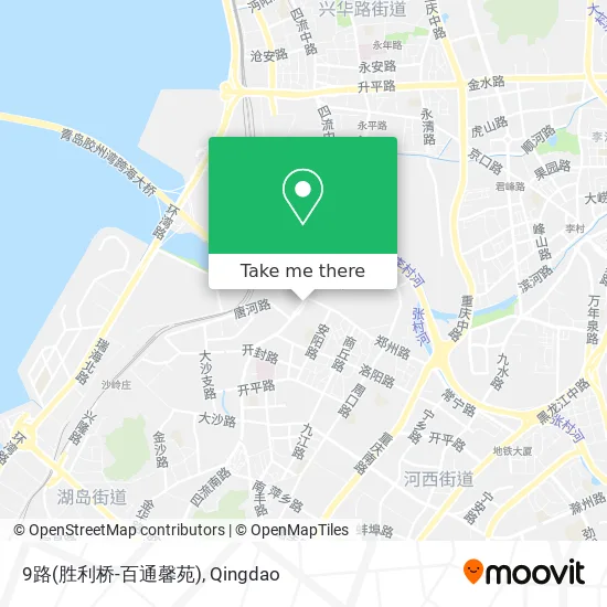 9路(胜利桥-百通馨苑) map