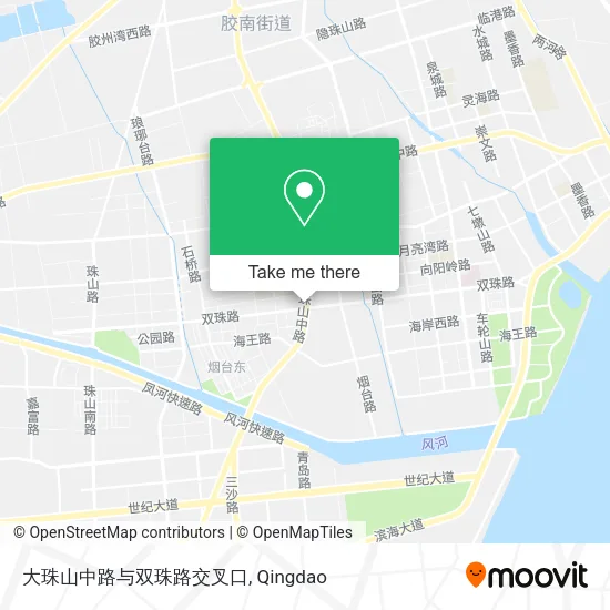大珠山中路与双珠路交叉口 map