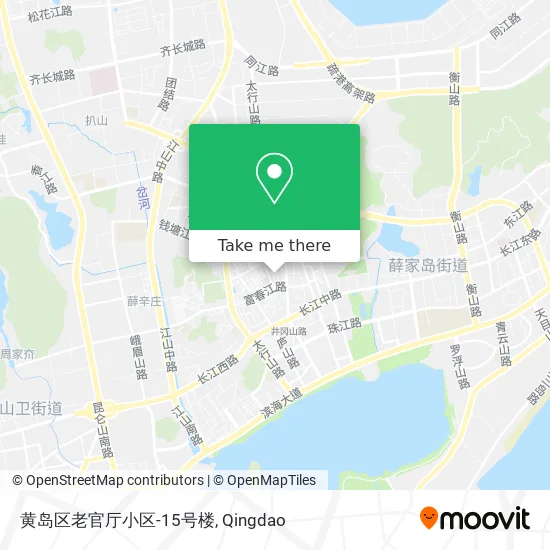 黄岛区老官厅小区-15号楼 map