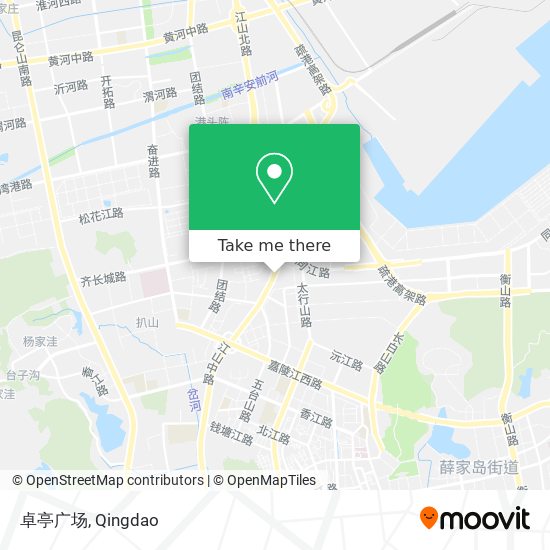 卓亭广场 map