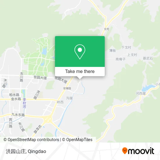 洪园山庄 map