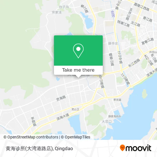 黄海诊所(大湾港路店) map