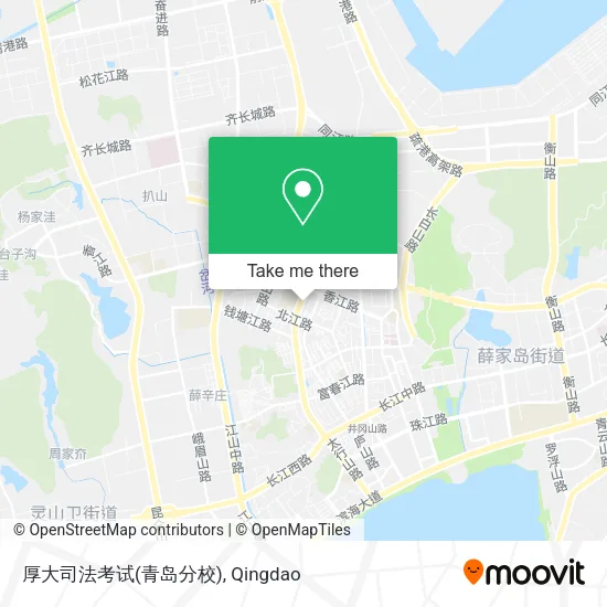 厚大司法考试(青岛分校) map