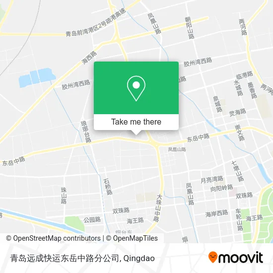 青岛远成快运东岳中路分公司 map