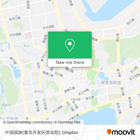 中国国旅(黄岛开发区营业部) map