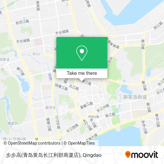步步高(青岛黄岛长江利群商厦店) map