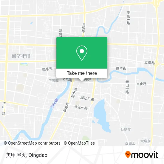 美甲屋火 map